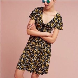 Anthropologie | MAEVE Yellow/Black Dress in XS